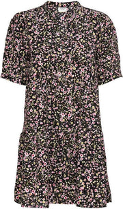 Jdyurban 2/4 Short Dress Wvn 15234330 Black/multicolor