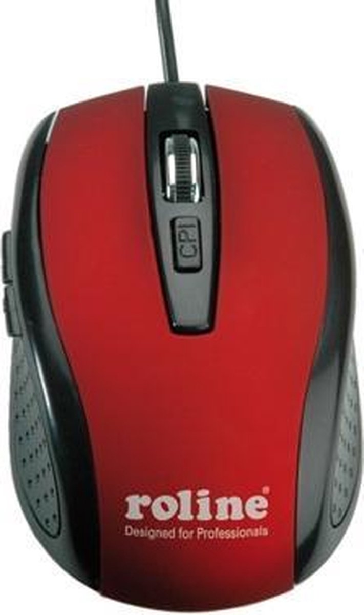 ROLINE 18.01.1082 muis Ambidextrous USB Type-A Optisch 1600 DPI