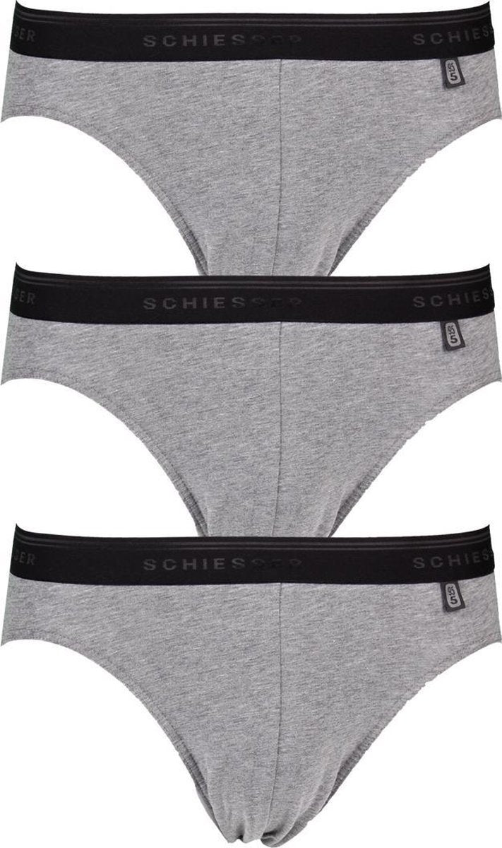 Schiesser - Schiesser - 3-pack Rio Slips Grijs - S - Grijs - S