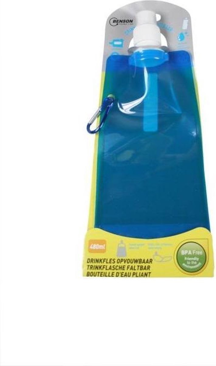 Drinkfles - Waterfles - Water - Drinken - Opvouwbaar 480ml.
