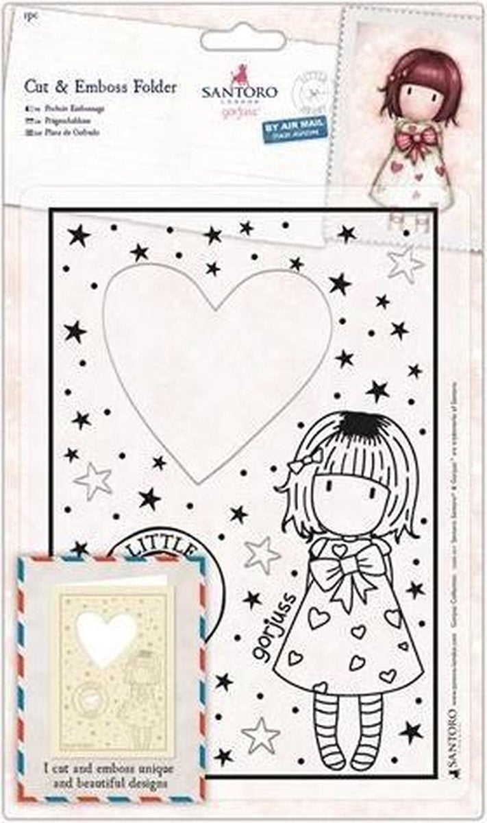 Snij & Emboss Folder - Santoro - Little Heart