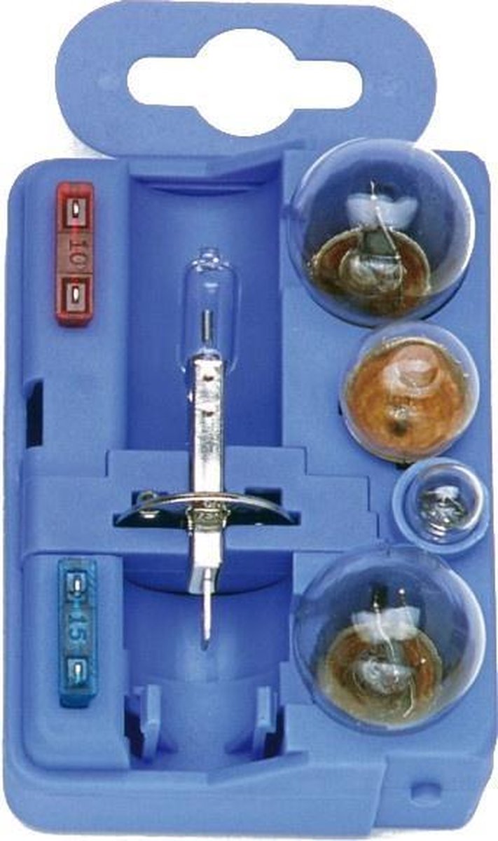 Car Plus Reservelampenset Auto H1 12 Volt 7-delig