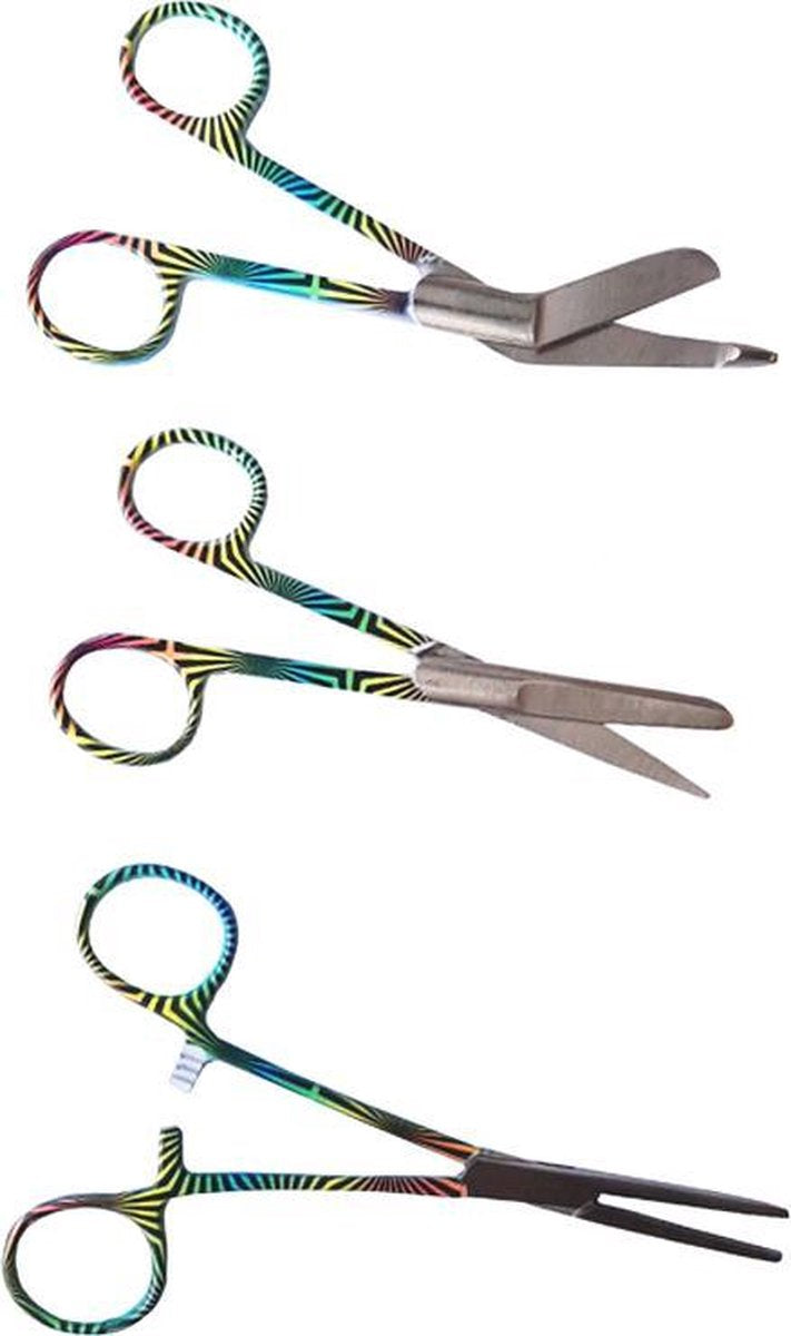 Verpleegkunde Scharen Set - Funky | Zorg - Zuster - Cadeau - Verpleegster - Accessoires