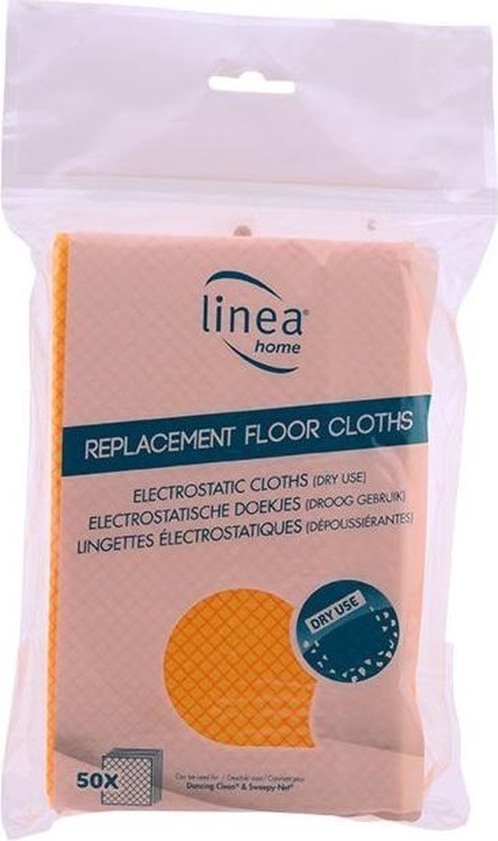 Linea vliesdoekjes Sweepy-Net 40cm 50 stuks geel