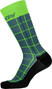 Santini Dinamo Medium Profile Printed Socks
