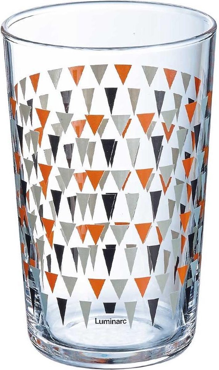 Trigone Waterglas Grijs 30cl (set van 12)