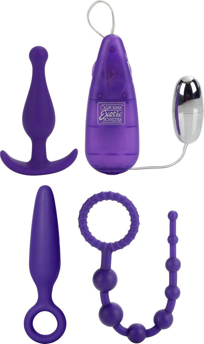CEN 4 dlg. Set - Hers Anal Kit - paars