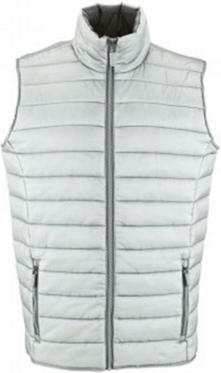 SOLS Vrouwen/dames Golfkussen Gewatteerde Waterafstotende Bodywarmer/Gilet (Metaalgrijs)