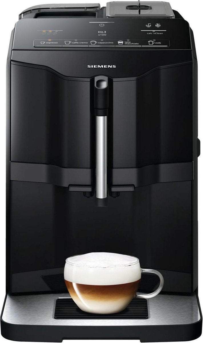 Siemens EQ3 s100 TI30A209RW - Volautomatische espressomachine - Zwart