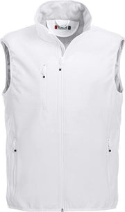 Clique Basic Softshell Hr Bodywarmer Wit maat M
