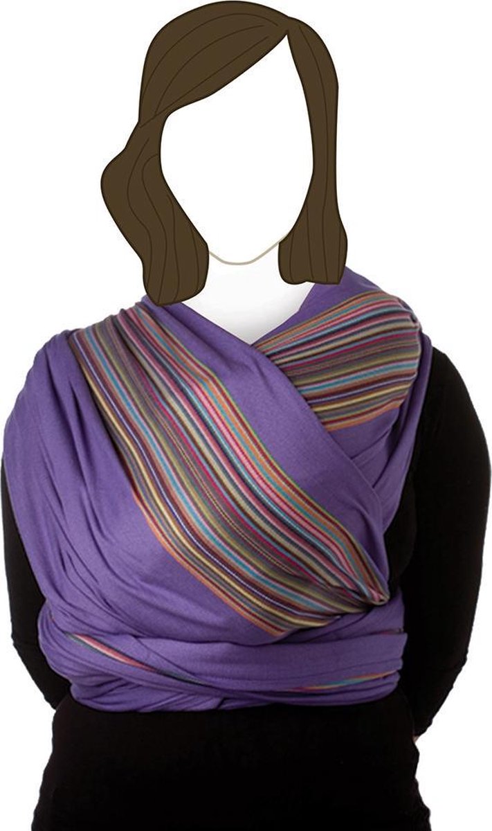 Babylonia BB SLEN Draagdoek Baby - 460 cm - Prunella