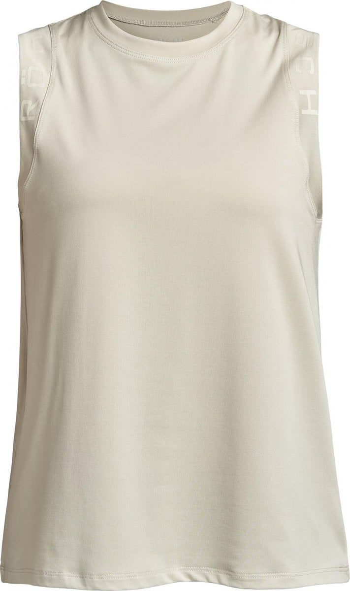 Röhnisch Singlet Kay Dames Polyester Crème Maat Xs