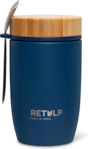 Retulp Big Mug - Thermos - Lunchbox - 500 ml - RVS - Premium Blue