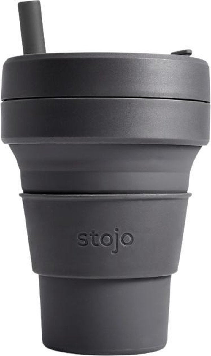 Stojo To Go-beker Titan Carbon Opvouwbaar 710 Ml Pp Grijs