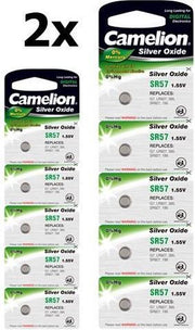 Camelion 399-395/G7/SR927W 1.5V 52mAh knoopcel batterij 10 Stuks (2 Blister a 5st)