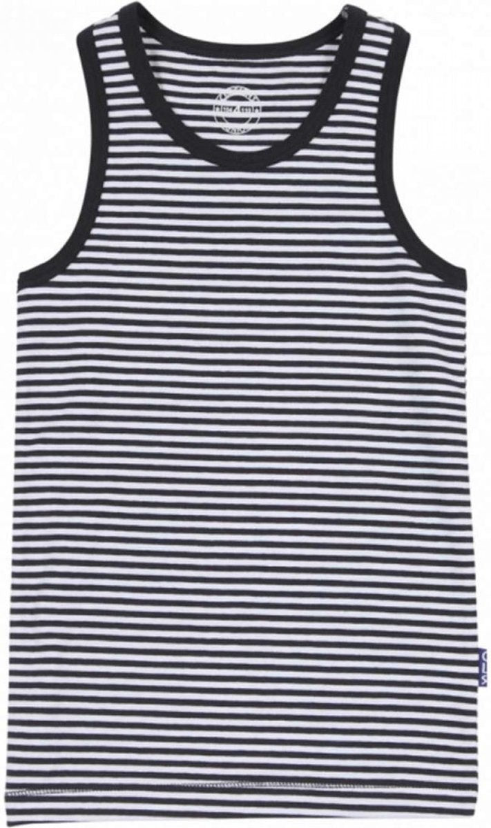Claesen's Onderhemd - Navy / Wit - Maat 104 / 110