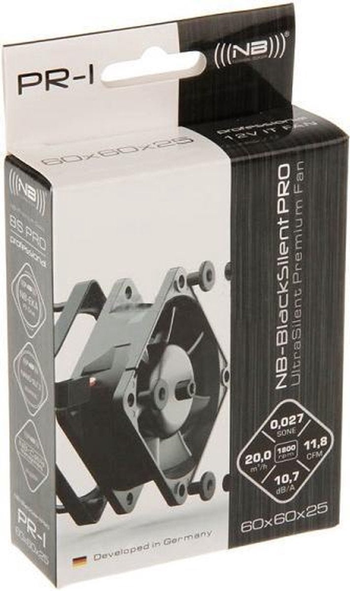 Noiseblocker BlackSilent Pro PR-1 Computer behuizing Ventilator