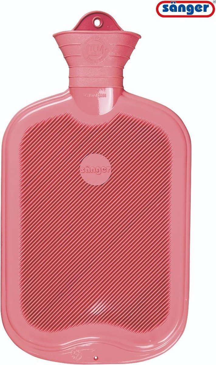 Effen Warmwaterkruik Roze - Sänger