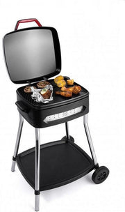 Fritel Elektrische Barbecue en Tafelgrill - Grilloppervlak (LxB) 40x36 cm - Met Onderstel - Zwart