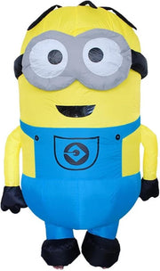 Opblaasbaar Minion 2-oog kostuum mascotte pak - one size - pak