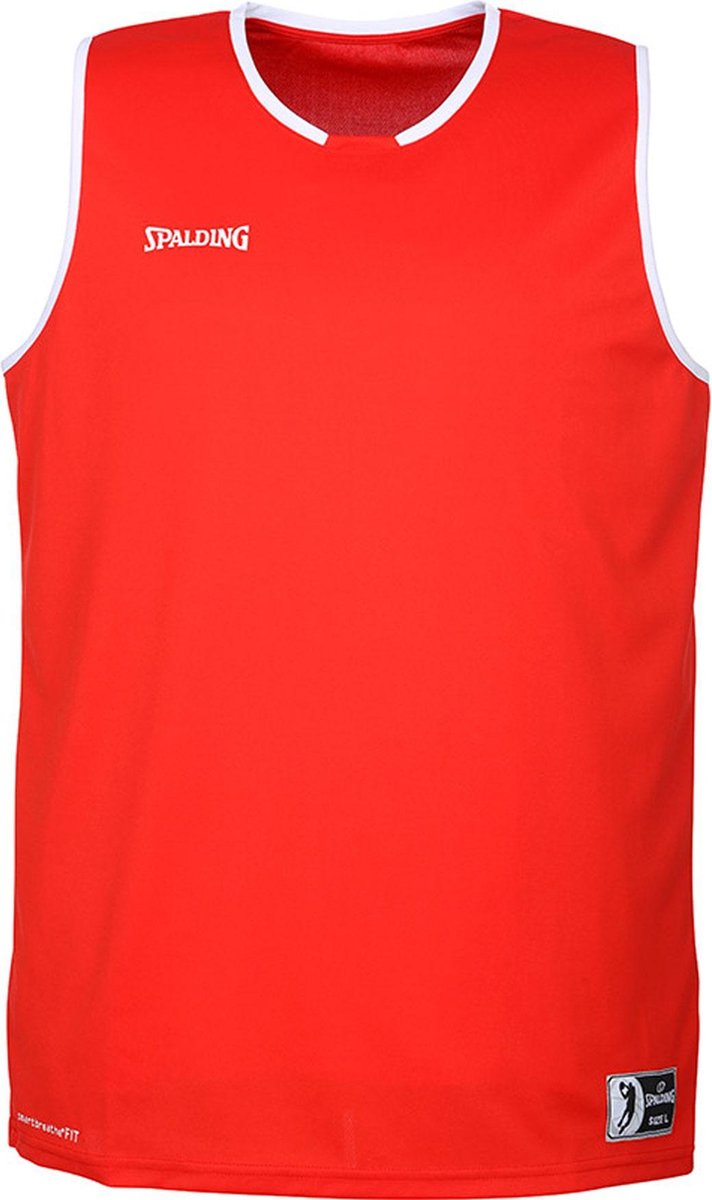 Spalding Move Tanktop Heren Basketbalshirt - Maat L  - Mannen - rood/wit