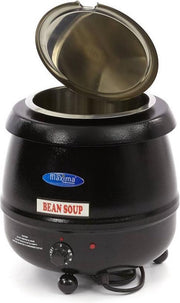Soepketel 10 Liter - RVS Binnenpan - Instelbare Thermostaat 30 tot 90 Graden - Elektrisch - Poedercoating - Professionele Horeca Soepketel - Maxima