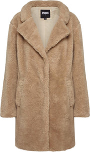 Urban Classics tussenmantel sherpa Sand-m