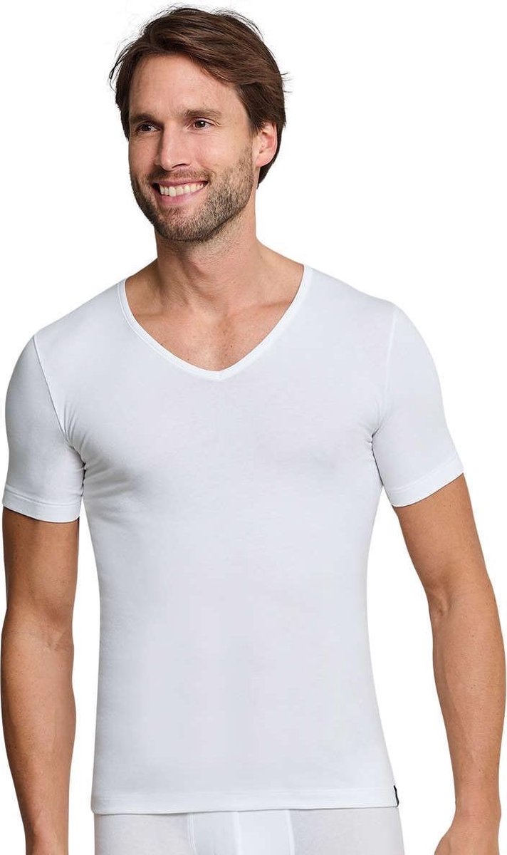 Schiesser 95/5 2P Heren Ondershirt - Wit - Maat XXL