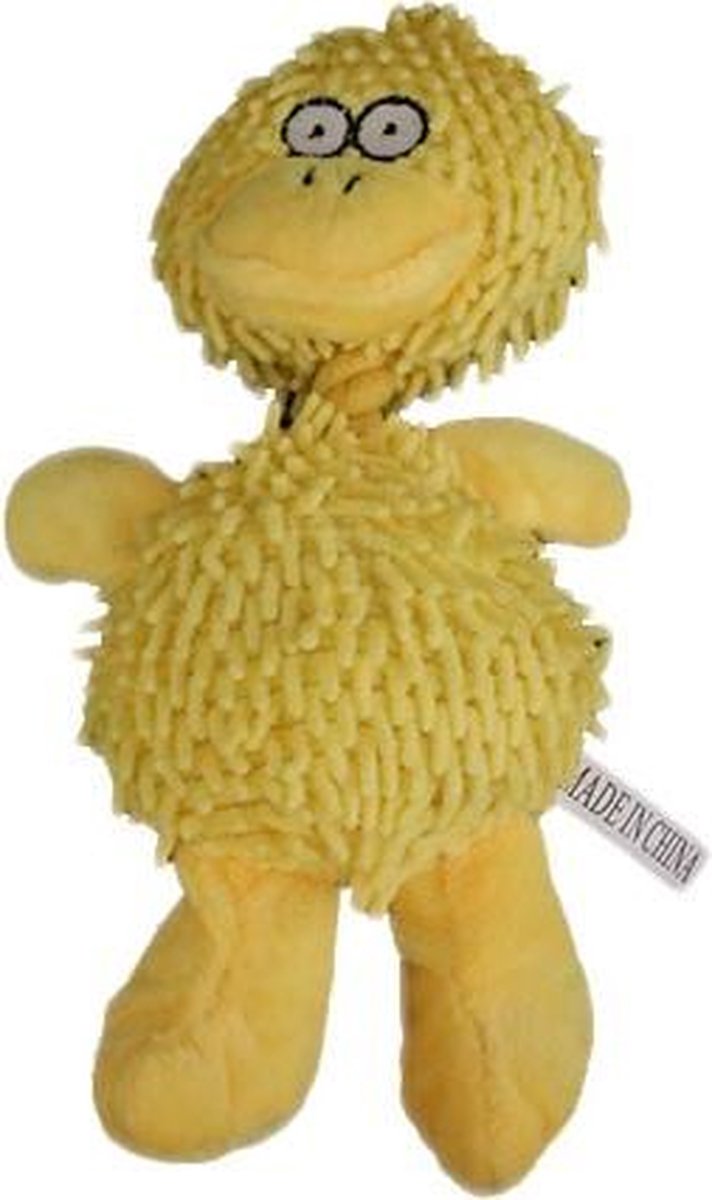 Een knuffeltje in de vorm van een eendje