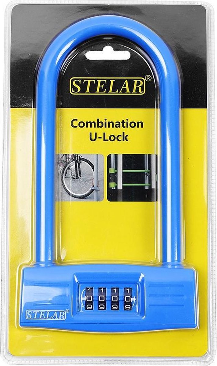 Baytex Fietsslot - Beugelslot Stelar 18 cm - Blauw
