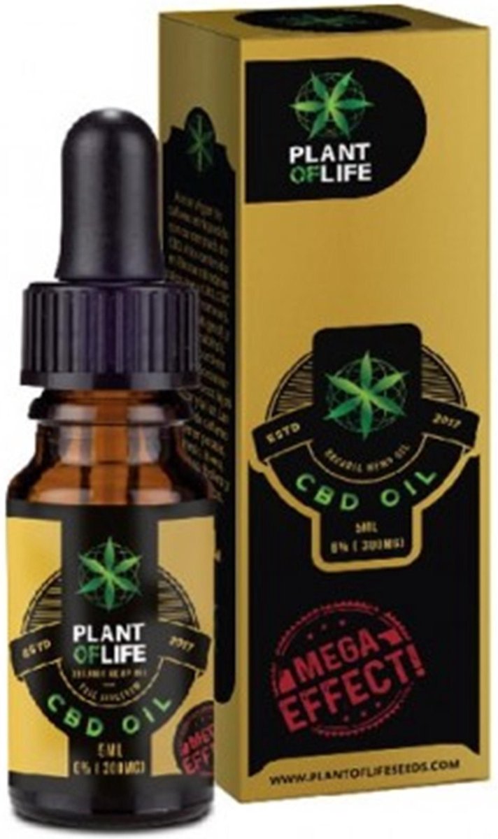 Plant Of Life CBD Hennep Olie 6% - 10ml – Verlichting bij chronische pijnklachten!
