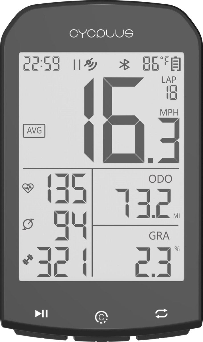 Cycplus M1 GPS Fietscomputer