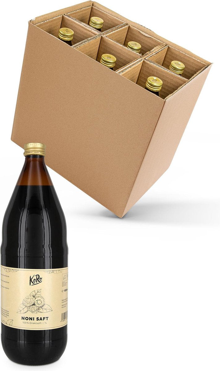 KoRo | Biologisch noni sap 100% |  6 x 1 L