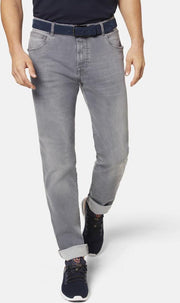 Bugatti Jeans Flexcity Tapered grijs maat 33/32