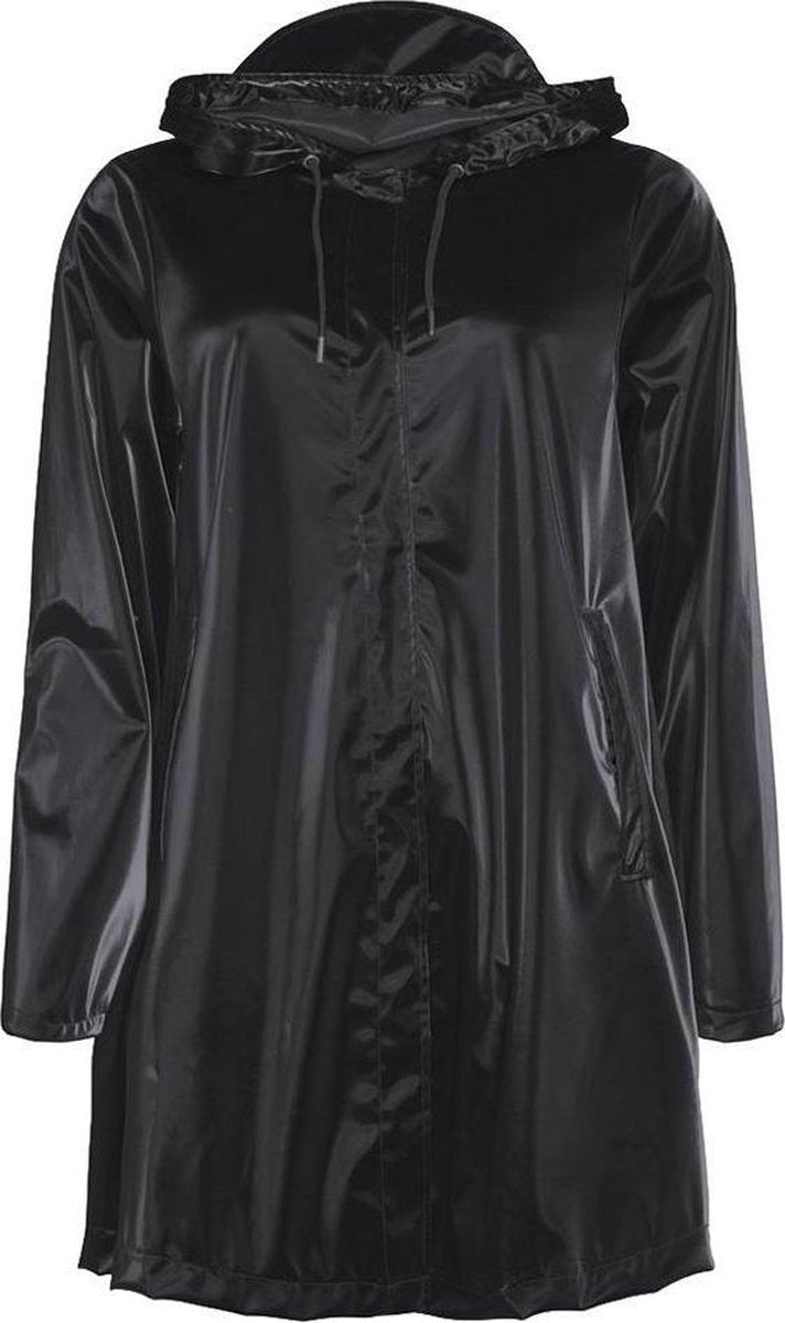 RAINS 1834 A-Line Jacket Velvet Black-S/M