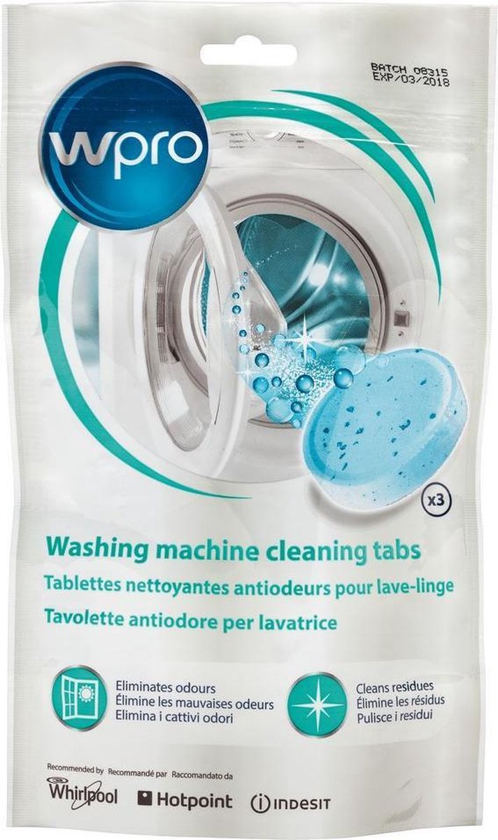 Wpro AFR301 Powerfresh reiniger en geurverfrisser - wasmachine