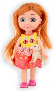 Pop little lily 16 cm met hond (Rood)