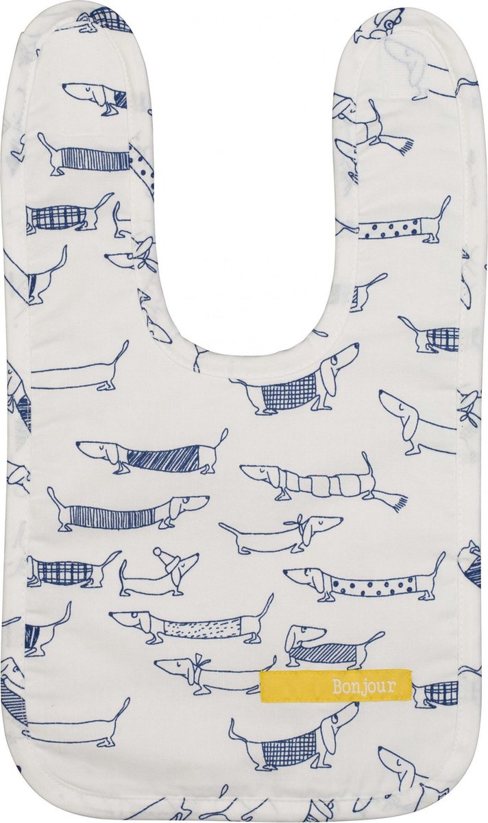 Pericles Slabbetje Hond Small 32 Cm Wit/blauw