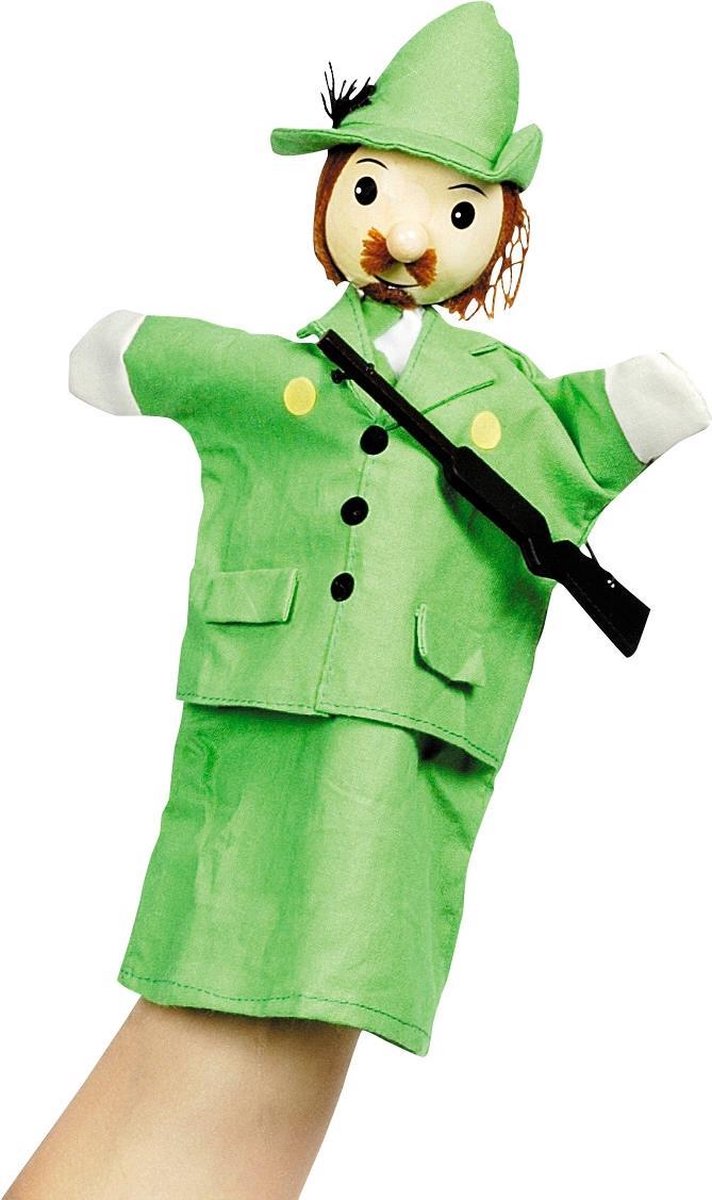 Goki Handpop jager 27cm