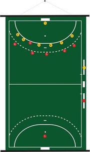 Sportec Oprolbaar Magnetisch Handbal Coachbord 52 X 74 Cm
