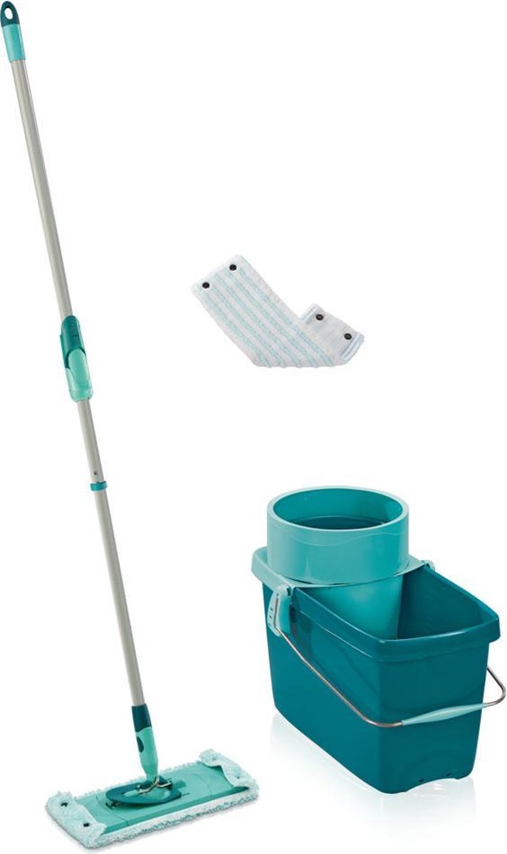 Leifheit Set Clean Twist System M - 33 cm - Click System - Compleet systeem - incl. extra overtrek micro duo