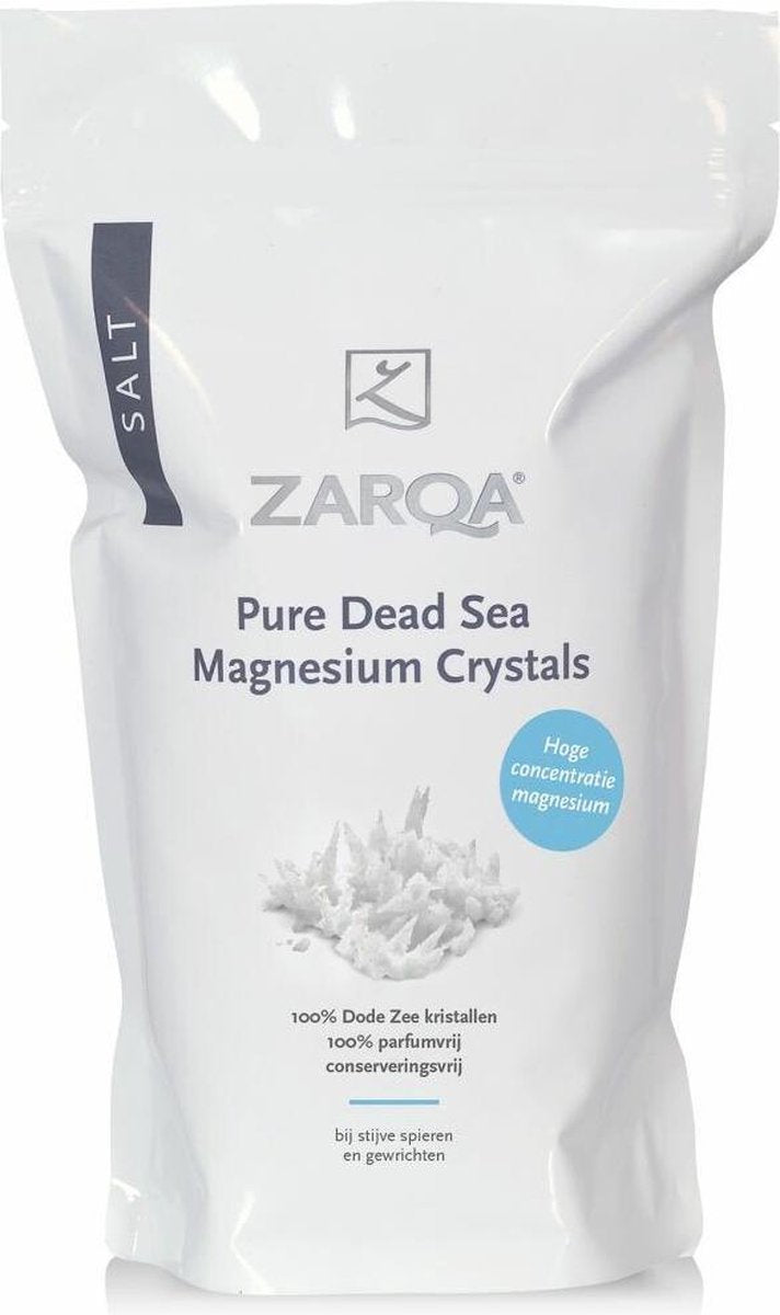 6x Zarqa Pure Dead Sea Magnesium Crystals 1000 gr