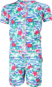 Claesen's onesie meisje Tropical Blue 140-146