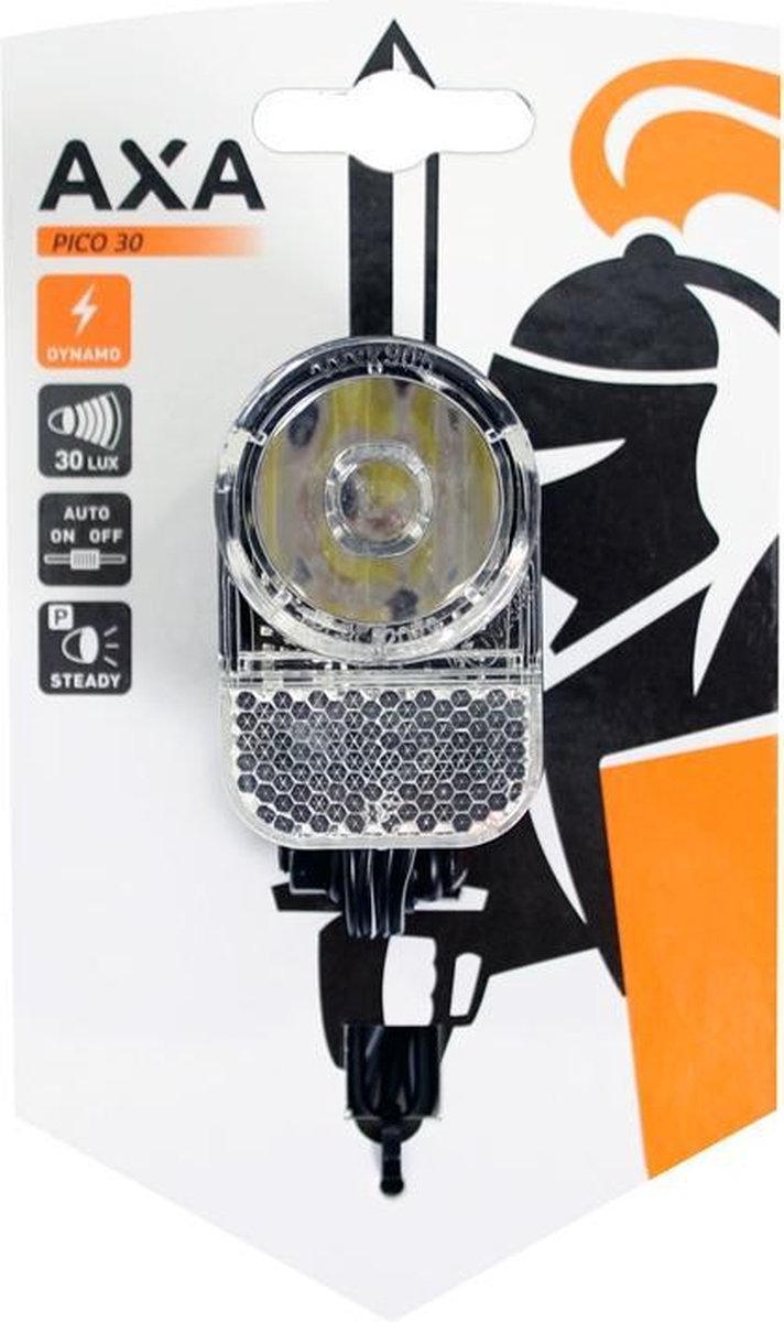 Axa Pico 30 Lux Switch Fiets Koplamp - Dynamo