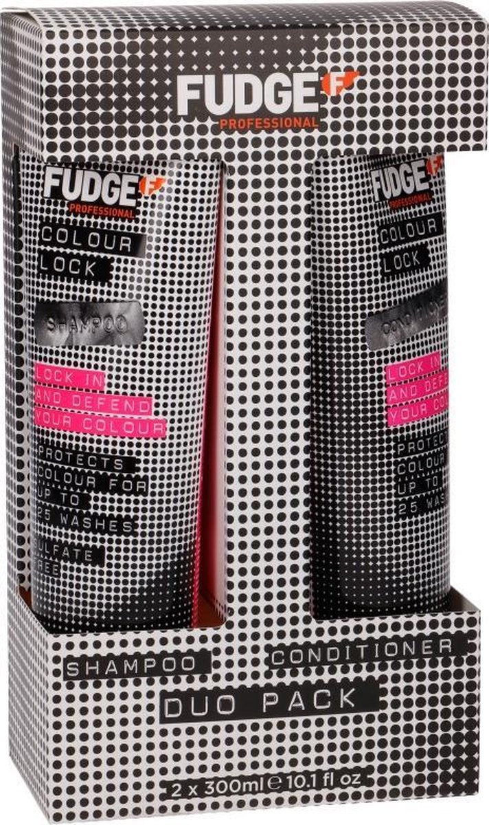 Fudge Colour Lock Geschenkset 300ml Shampoo + 300ml Conditioner