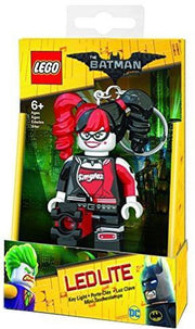 Lego Sleutelhanger Batman: Harley Quinn Met Licht 7 Cm Zwart/rood