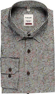 Heren overhemd met bolletjes print | Maat XL