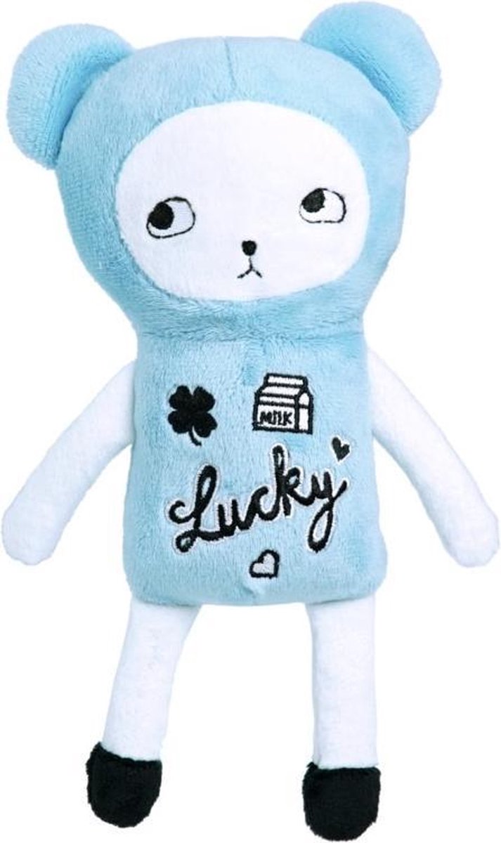Luckyboysunday Knuffelbeer Junior 20 Cm Polyester Blauw