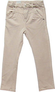 iDO Meisjes Chino broek - Beige - Maat - 110-116