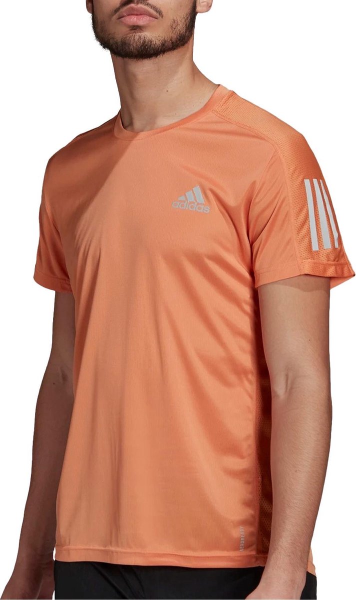 adidas adidas Own the Run Sportshirt - Maat XL  - Vrouwen - oranje
